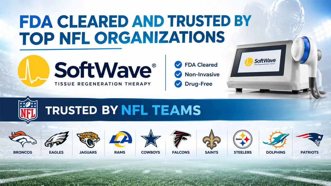 SoftWave Therapy System With NFL Team Endorsements